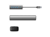 Orico PDD4U-U3 Hub 4x USB-A 3.0 - Gray
