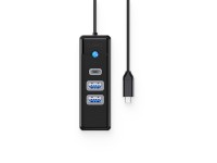 Hub USB-C Orico PWC2U-C3 / 2 puertos USB-A 3.0 + 1 puerto USB-C 3.0 - Negro Hub USB-C Orico PWC2U-C3 / 2 puertos USB-A 3.0 + 1 puerto USB-C 3.0 - Negro