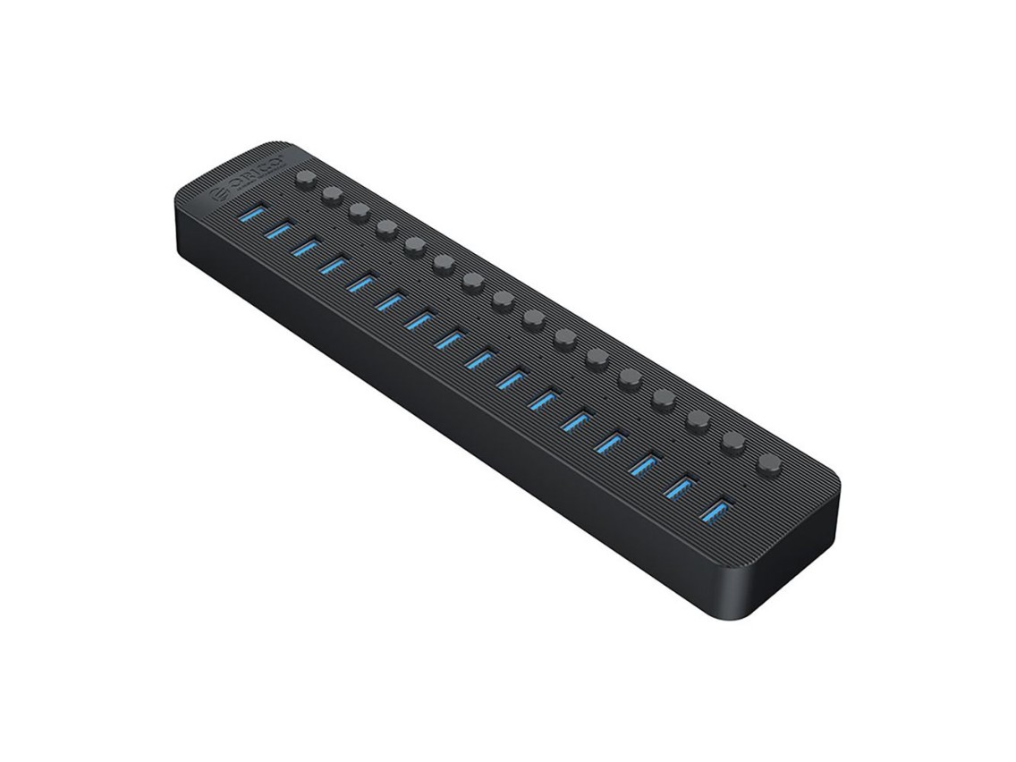 Orico CT2U3-16AB 16x USB-A 3.0 Hub with Switches - Black