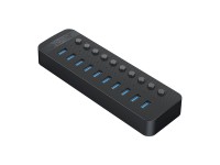 Orico CT2U3-10AB 10x USB-A 3.0 Hub with Switches - Black