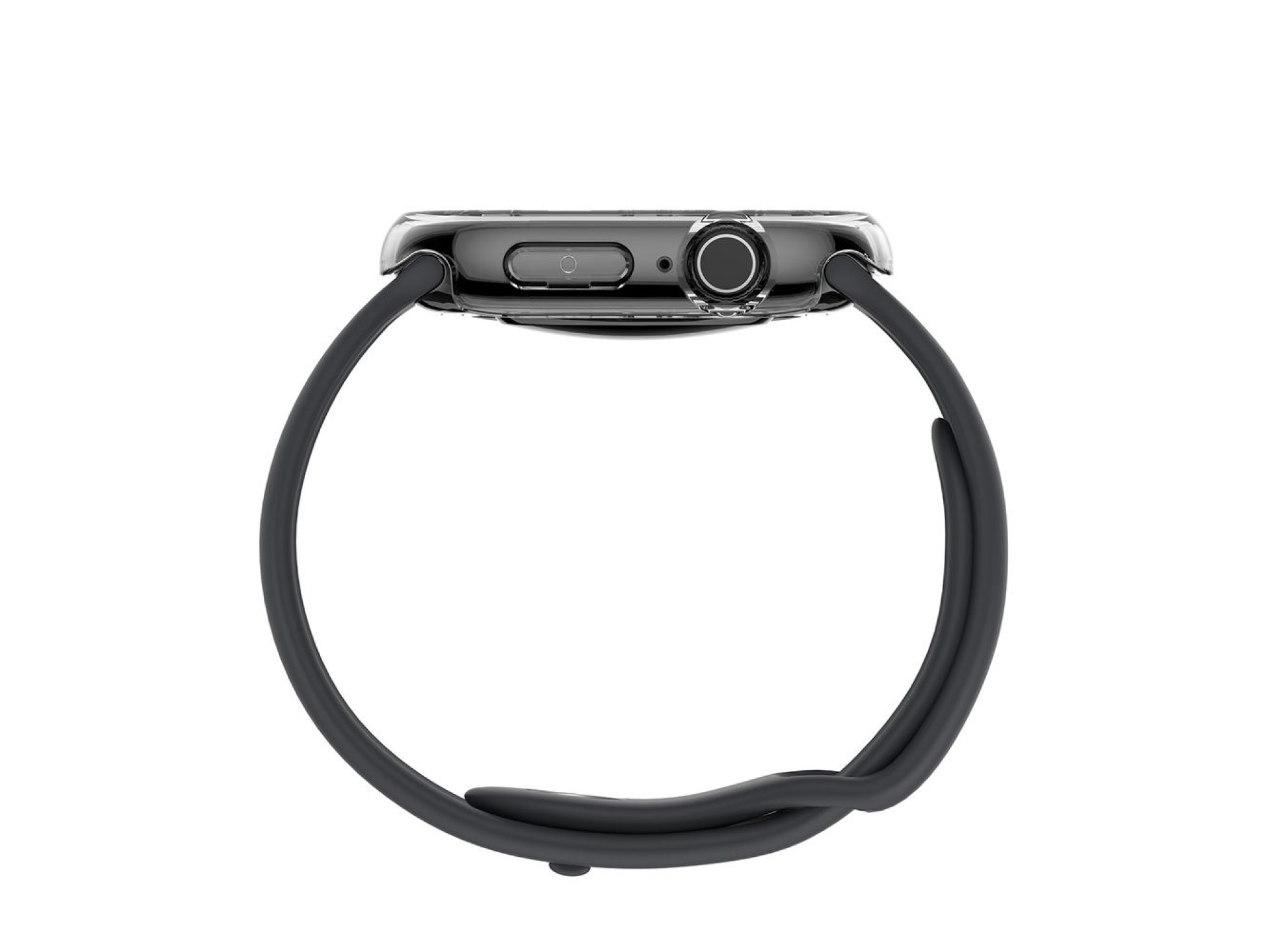 Capa minimalista AmazingThing para Apple Watch 42mm - Transparente