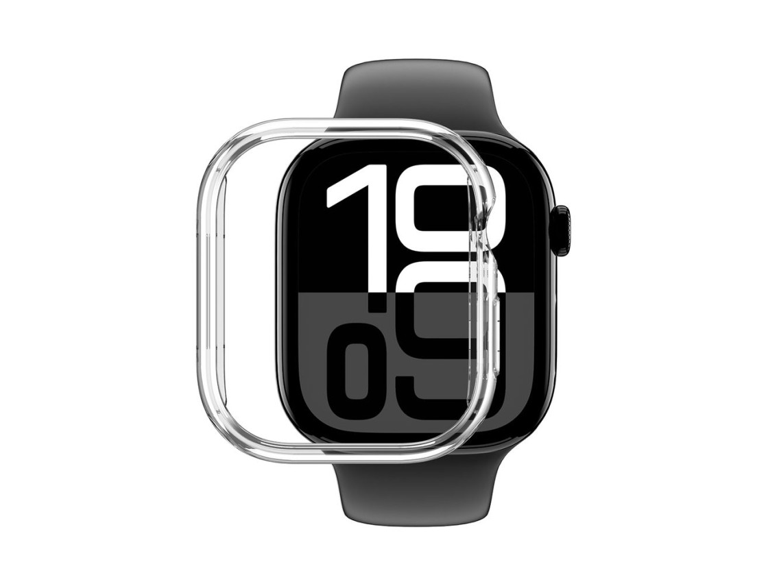 Capa minimalista AmazingThing para Apple Watch 42mm - Transparente