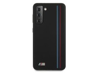 Capa BMW Silicone Stripes M Collection para Samsung Galaxy S21+ - Preta Capa BMW Silicone Stripes M Collection para Samsung Galaxy S21+ - Preta