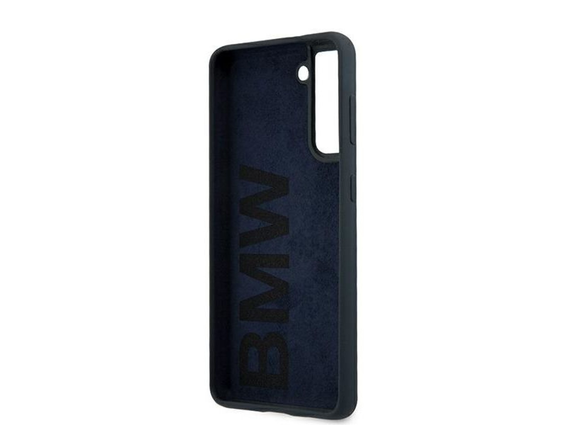 Funda de silicona BMW Signature para Samsung Galaxy S21+ - Azul marino