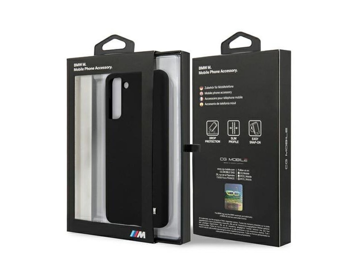 BMW Silicone M Collection Case for Samsung Galaxy S21+ - Black