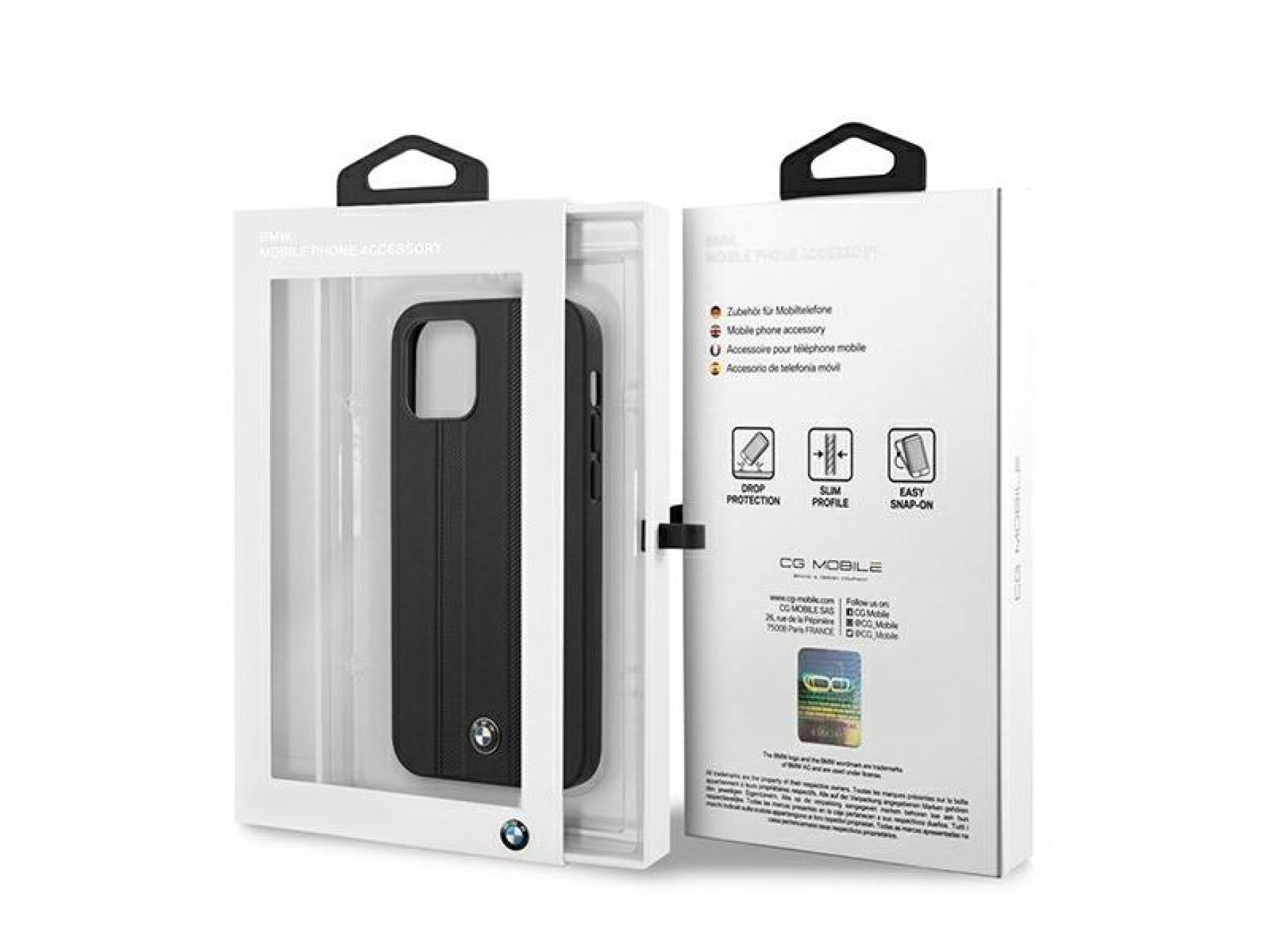BMW Signature Tire Marks iPhone 12 mini Case - Black