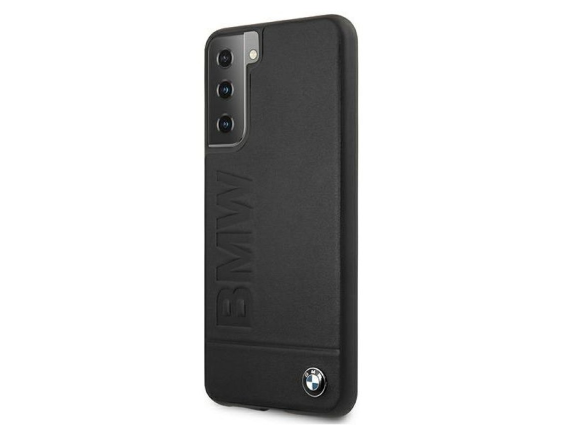 Capa com logotipo BMW Signature para Samsung Galaxy S21+ - Preta