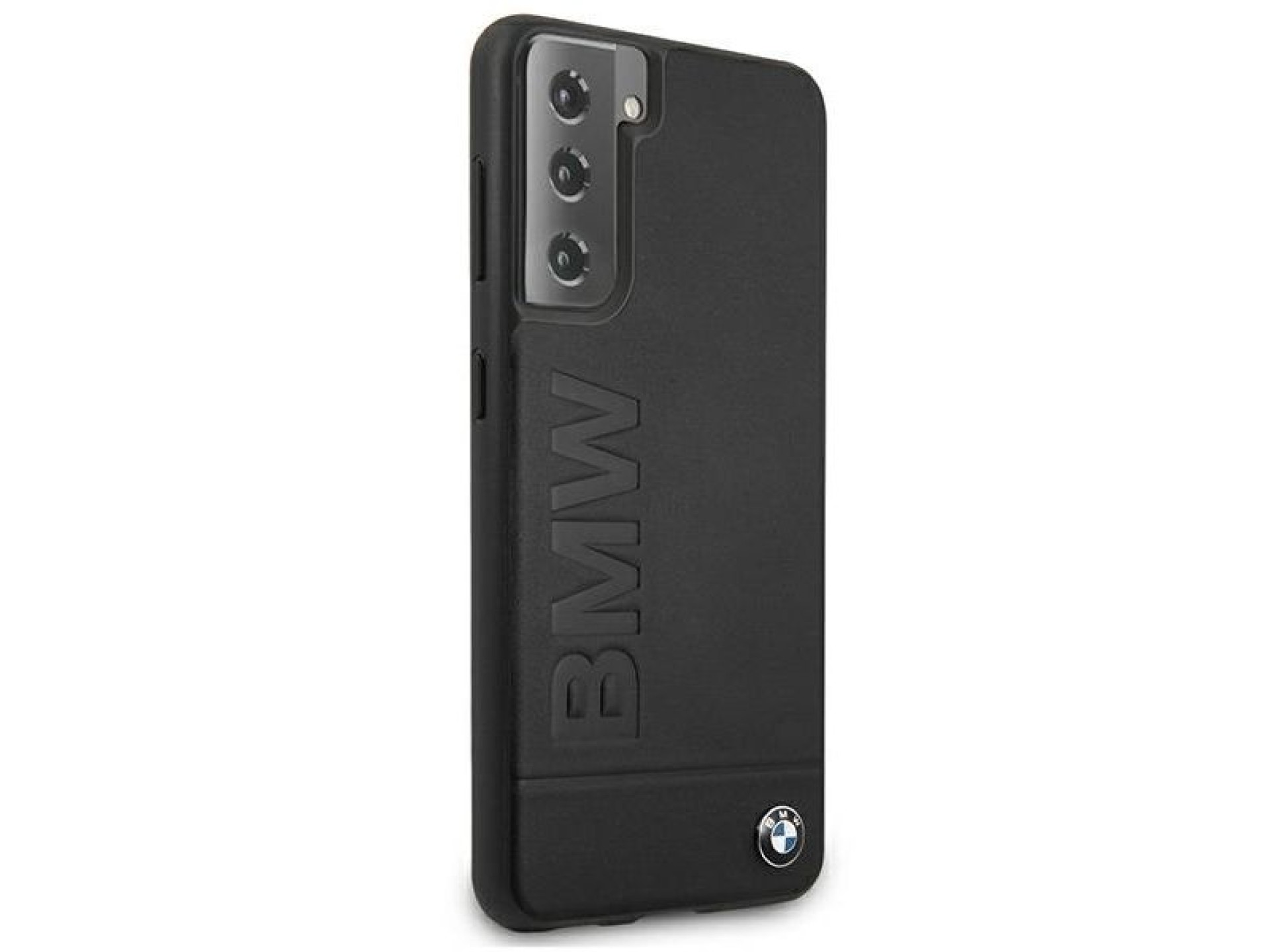 Capa com logotipo BMW Signature para Samsung Galaxy S21+ - Preta