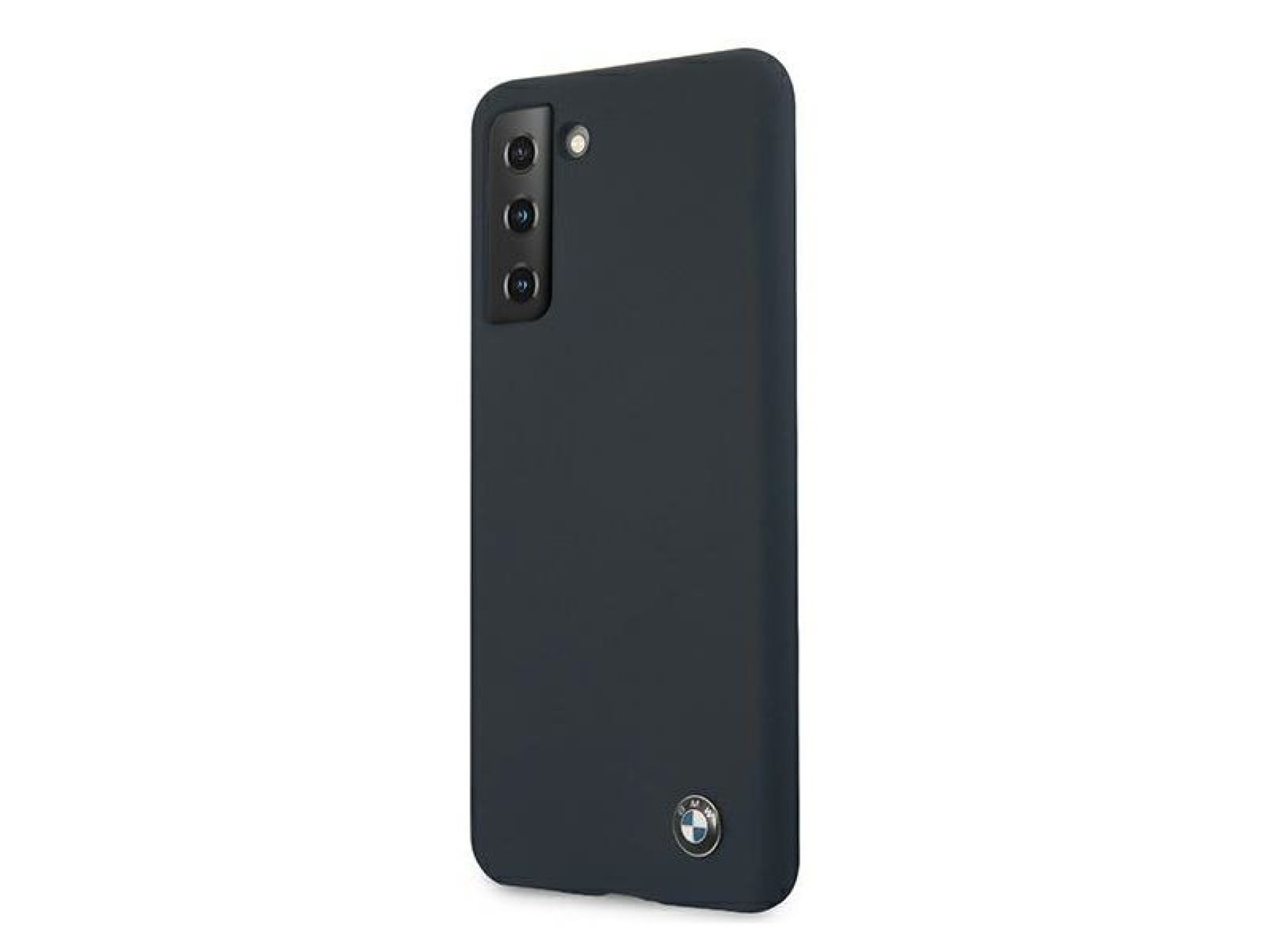 Funda de silicona BMW Signature para Samsung Galaxy S21+ - Azul marino