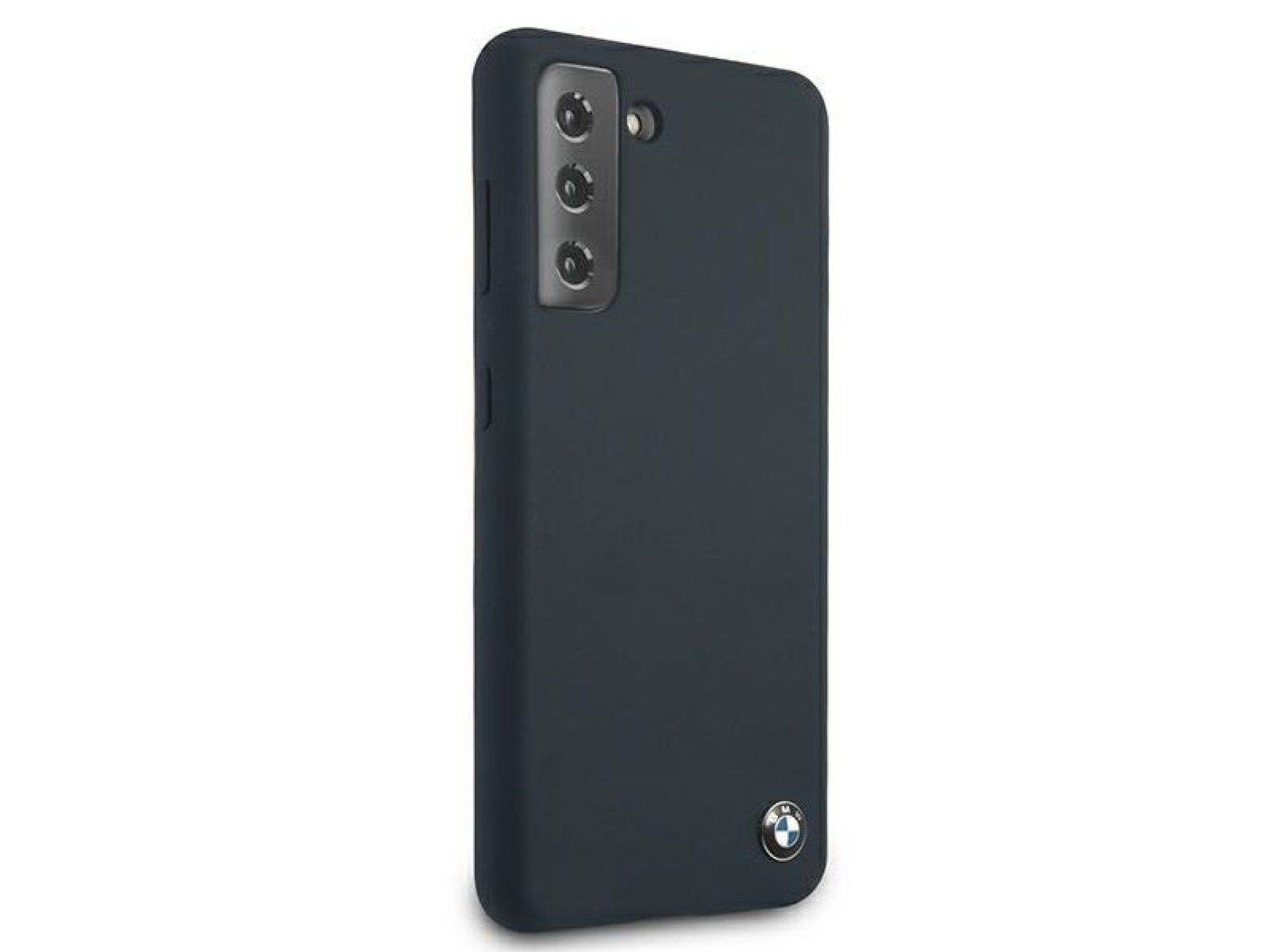 Funda de silicona BMW Signature para Samsung Galaxy S21+ - Azul marino