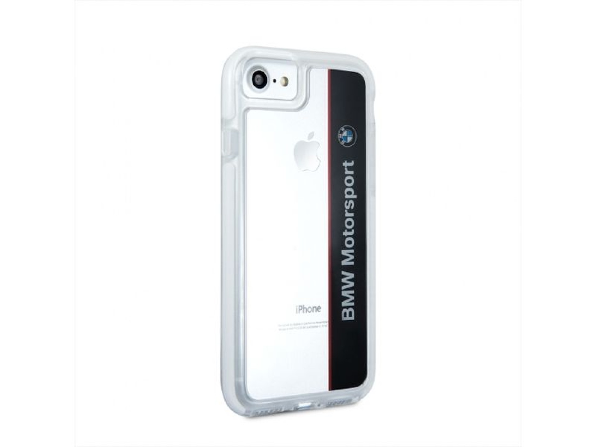 Capa BMW Motorcase para iPhone 7 / 8 / SE 2020 / SE 2022 - Preta Transparente
