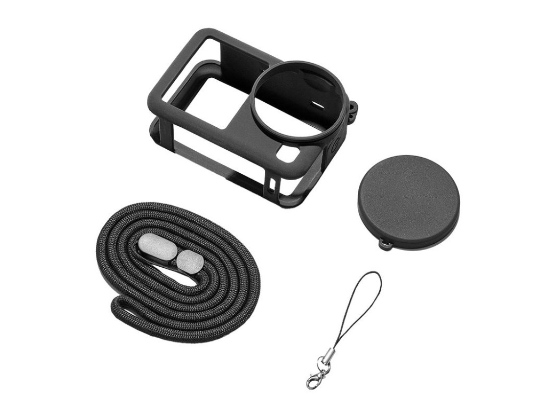 Capa protetora de silicone Puluz com alça para DJI Osmo Action 6