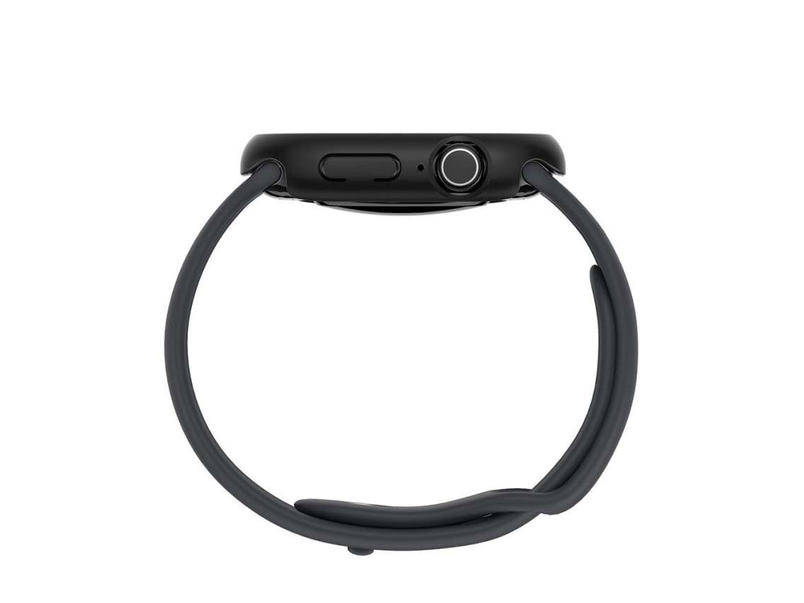 Funda minimalista AmazingThing para Apple Watch de 46 mm – negra