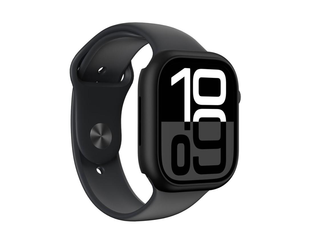 Funda minimalista AmazingThing para Apple Watch de 46 mm – negra