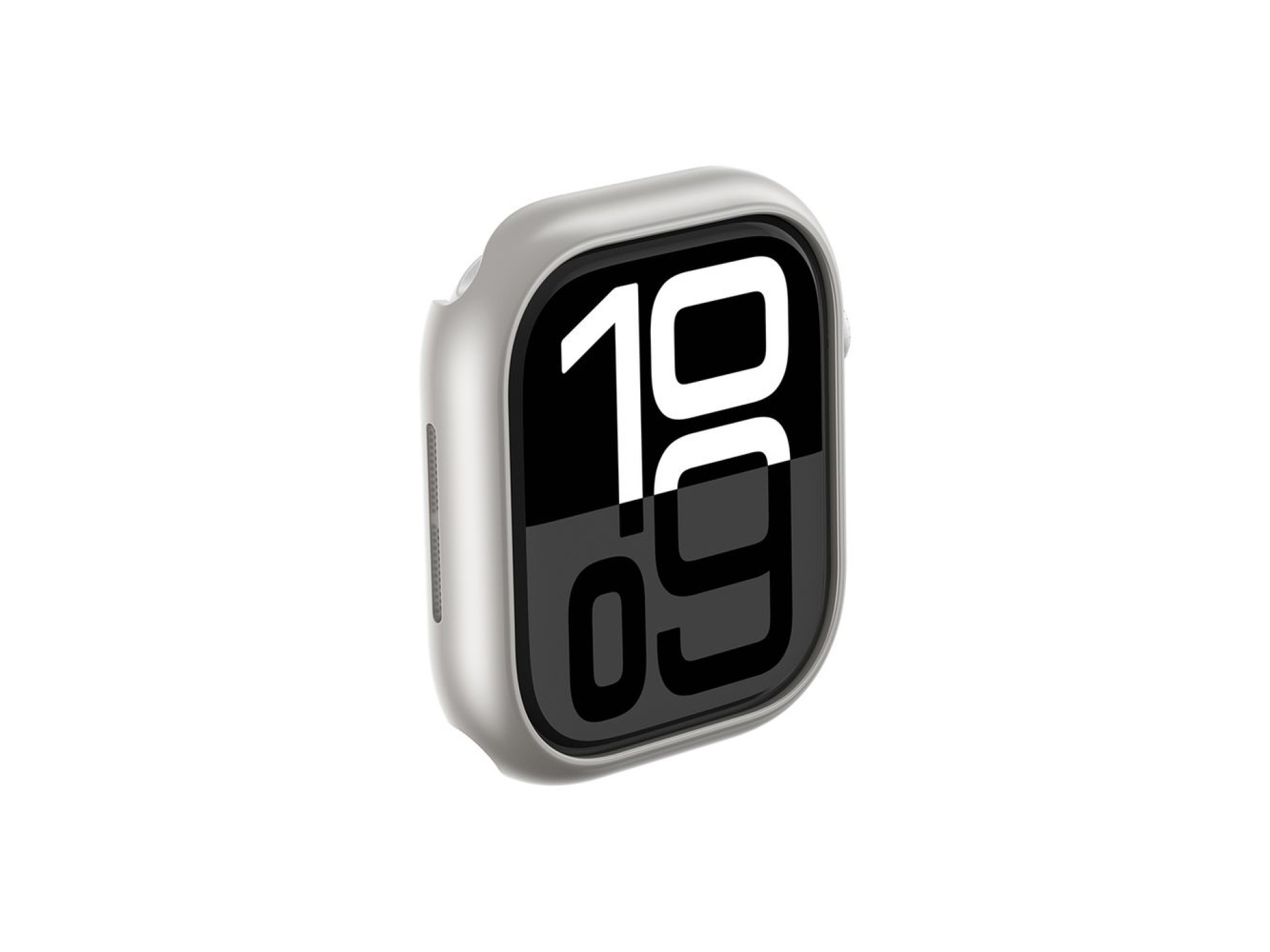 Capa minimalista AmazingThing para Apple Watch 46mm – prata