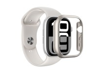 Capa minimalista AmazingThing para Apple Watch 46mm – prata Capa minimalista AmazingThing para Apple Watch 46mm – prata