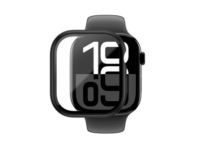 Capa de vidro AmazingThing Radix para Apple Watch 46mm � Preta