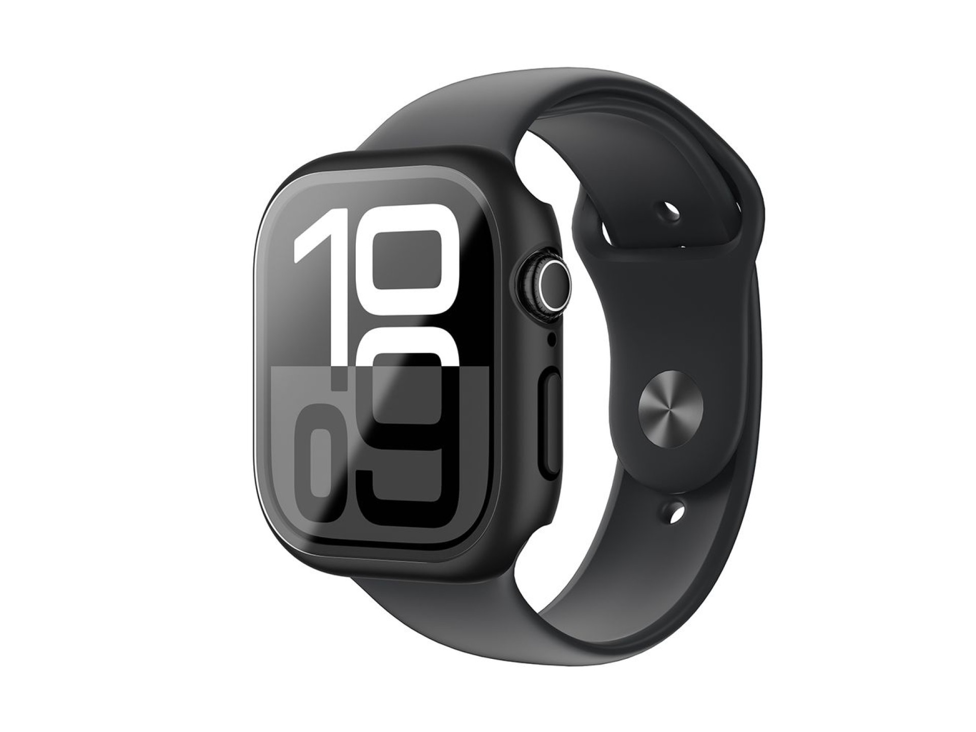 Capa de vidro AmazingThing Radix para Apple Watch 46mm – Preta