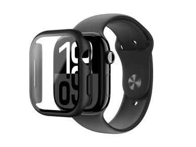 Capa de vidro AmazingThing Radix para Apple Watch 46mm � Preta