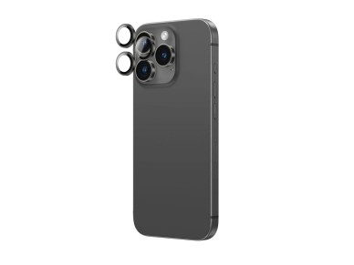 AmazingThing AR Aluminum 3 Lens Glass with Camera Lens Frame for iPhone 16 Pro / 16 Pro Max - Black AmazingThing AR Aluminum 3 Lens Glass with Camera Lens Frame for iPhone 16 Pro / 16 Pro Max - Black