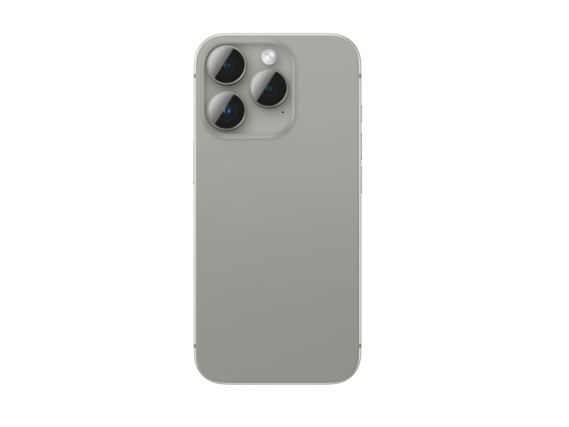 AmazingThing AR Lente de alumínio com 3 lentes e moldura para câmera do iPhone 16 Pro / 16 Pro Max -