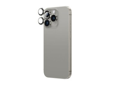 AmazingThing AR Aluminum 3 Lens Glass with Camera Lens Frame for iPhone 16 Pro / 16 Pro Max - Gray AmazingThing AR Aluminum 3 Lens Glass with Camera Lens Frame for iPhone 16 Pro / 16 Pro Max - Gray