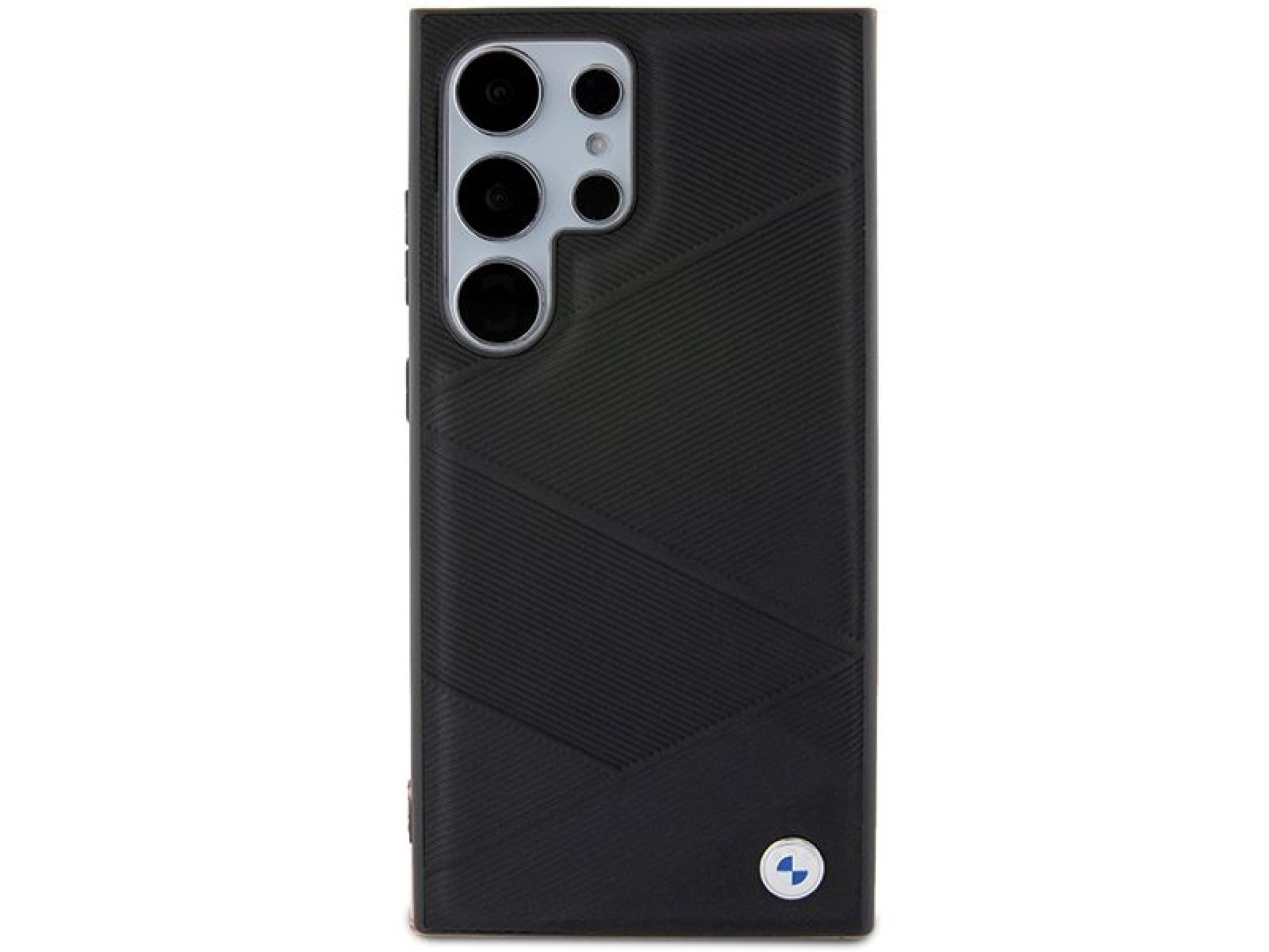 BMW BMHCS24L23RCGPK S24 Ultra S928 negro/negro estuche rígido de cuero Signature con patrón de línea
