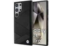 BMW BMHCS24L23RCGPK S24 Ultra S928 black/black hardcase Signature Leather Crossing Lines Pattern