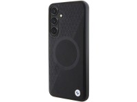 BMW BMHMS24M23RTPK S24+ S926 black/black hardcase Signature Leather Half Textured & Circle MagSafe