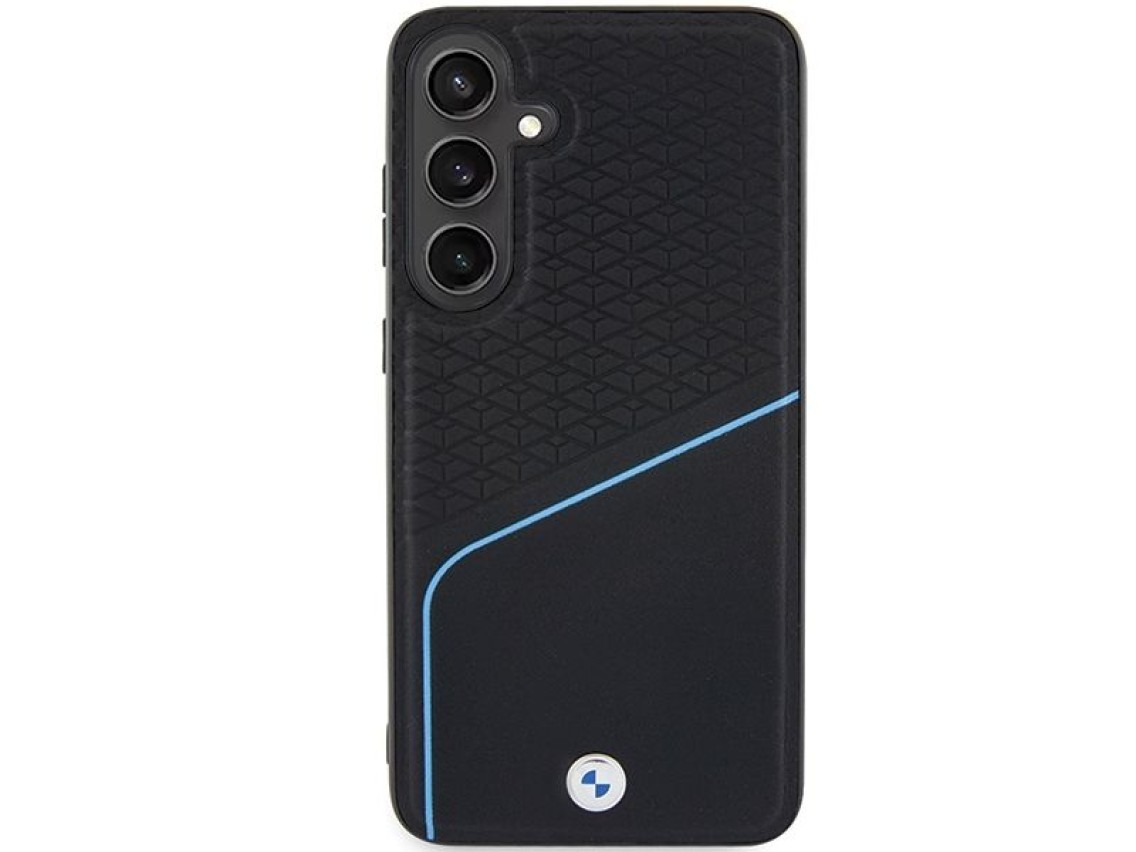 BMW BMHMS24S23RDCLK S24 S921 black/black hardcase Signature Leather Textured & Line MagSafe