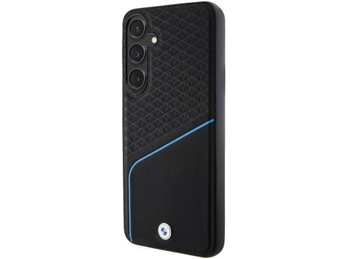 BMW BMHMS24S23RDCLK S24 S921 black/black hardcase Signature Leather Textured & Line MagSafe