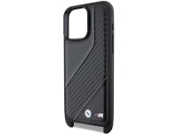 Funda BMW M Edition Carbon Stripe & Strap para iPhone 15 Pro - negra Funda BMW M Edition Carbon Stripe & Strap para iPhone 15 Pro - negra