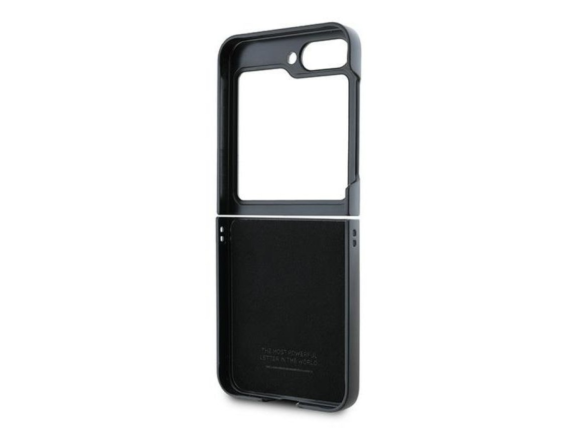 BMW Carbon Tricolor Case for Samsung Galaxy Z Flip 6 - Black