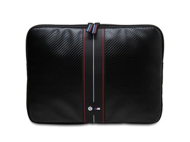 BMW Carbon & Red Stripe sleeve for a 16" laptop - black BMW Carbon & Red Stripe sleeve for a 16" laptop - black