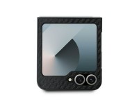 BMW Carbon Tricolor Case for Samsung Galaxy Z Flip 6 - Black