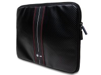 BMW Carbon & Red Stripe sleeve for a 14" laptop - black