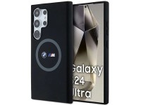 Funda de silicona con anillo estampado BMW M MagSafe para Samsung Galaxy S24 Ultra - negra Funda de silicona con anillo estampado BMW M MagSafe para Samsung Galaxy S24 Ultra - negra