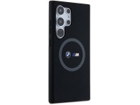 Funda de silicona con anillo estampado BMW M MagSafe para Samsung Galaxy S24 Ultra - negra Funda de silicona con anillo estampado BMW M MagSafe para Samsung Galaxy S24 Ultra - negra