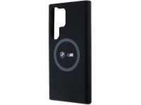 Funda de silicona con anillo estampado BMW M MagSafe para Samsung Galaxy S24 Ultra - negra Funda de silicona con anillo estampado BMW M MagSafe para Samsung Galaxy S24 Ultra - negra