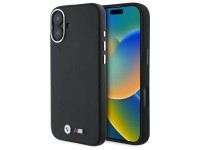 BMW M Smooth Full Wrapped Metal MagSafe Case for iPhone 16 Plus - Black