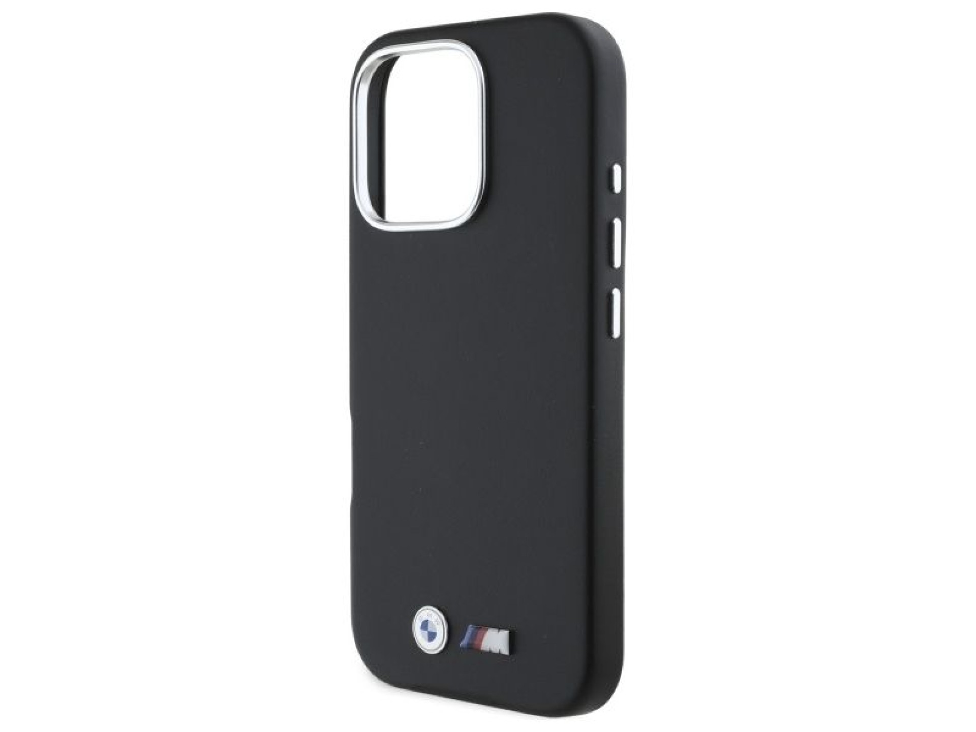 Capa MagSafe BMW M Smooth Full Wrapped Metal para iPhone 16 Pro Max - Preta