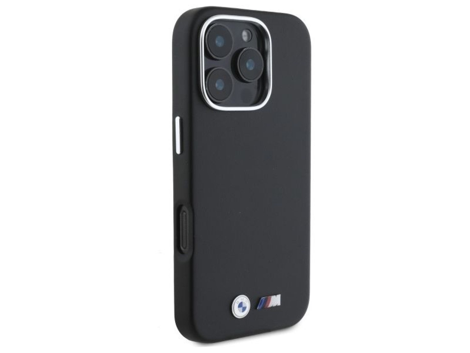 Capa MagSafe BMW M Smooth Full Wrapped Metal para iPhone 16 Pro Max - Preta