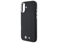 Funda BMW M Smooth Full Wrapped Metal MagSafe para iPhone 16 Plus - Negra