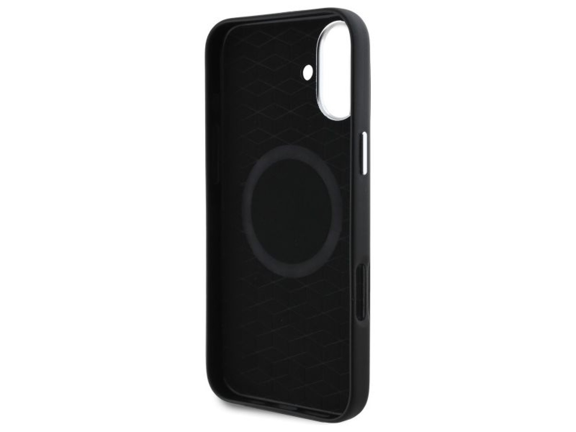 Funda BMW M Smooth Full Wrapped Metal MagSafe para iPhone 16 Plus - Negra