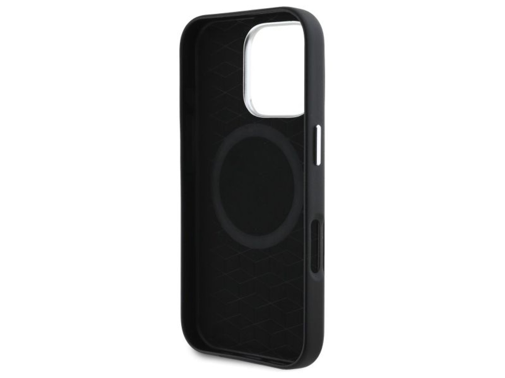 Capa MagSafe BMW M Smooth Full Wrapped Metal para iPhone 16 Pro Max - Preta