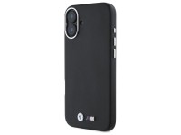 Funda BMW M Smooth Full Wrapped Metal MagSafe para iPhone 16 Plus - Negra