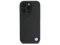 BMW Sign Leather Half Textured And Circle MagSafe case for iPhone 16 Pro Max - black BMW Sign Leather Half Textured And Circle MagSafe case for iPhone 16 Pro Max - black