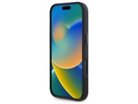 Capa para iPhone 16 em metal com acabamento em fibra de carbono da BMW - Preta Capa para iPhone 16 em metal com acabamento em fibra de carbono da BMW - Preta
