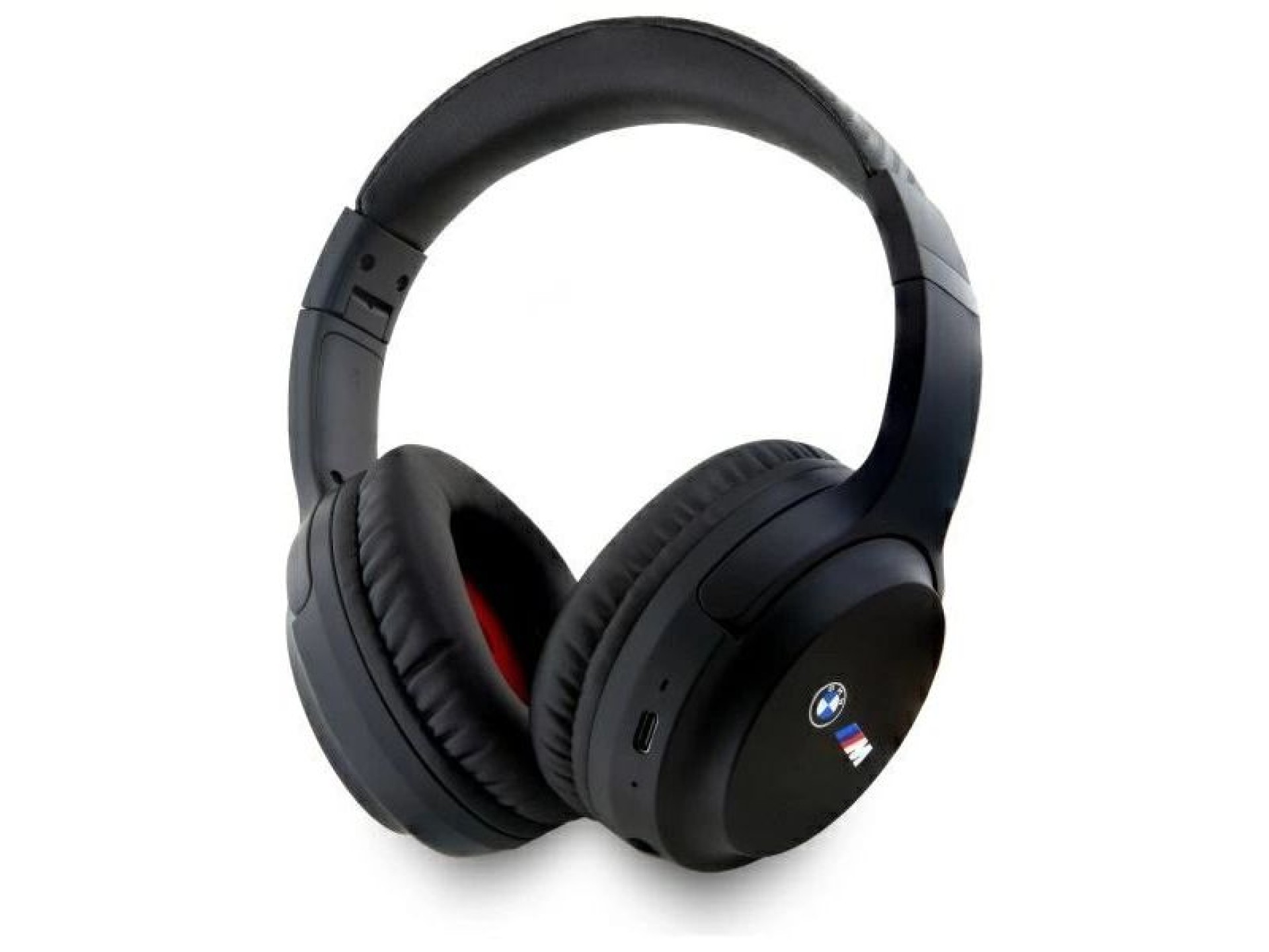 BMW Bluetooth ENC Headphones BMBHMIAV27MBCTK Black/Black Printed Logos