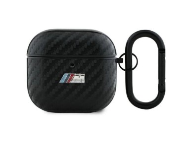 BMW BMA4CMPUCA AirPods 4 cover black/black PU Carbon M Collection BMW BMA4CMPUCA AirPods 4 cover black/black PU Carbon M Collection